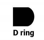 BACK UP - RINGS, D ring