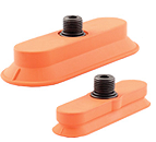 High friction oval suction cup