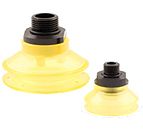 Round bellows suction cup made of polyurethane